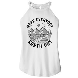 Climate Change Make Everyday Earth Day Save The Planet Women's Perfect Tri Rocker Tank