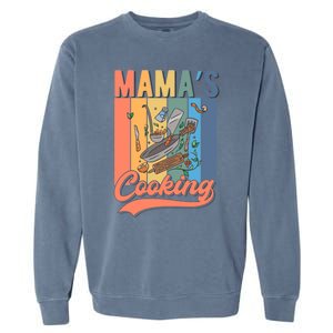 Culinary Cooking Mom Gift Mamas Cooking Gift Garment-Dyed Sweatshirt