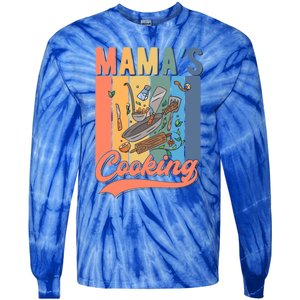 Culinary Cooking Mom Gift Mamas Cooking Gift Tie-Dye Long Sleeve Shirt