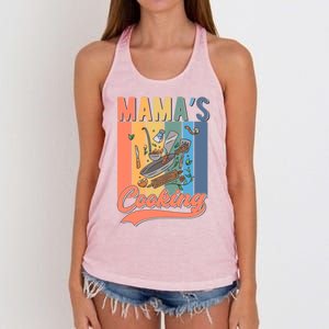 Culinary Cooking Mom Gift Mamas Cooking Gift Women's Knotted Racerback Tank