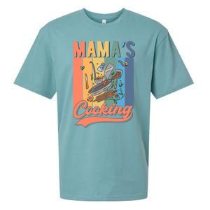 Culinary Cooking Mom Gift Mamas Cooking Gift Sueded Cloud Jersey T-Shirt