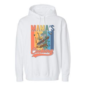 Culinary Cooking Mom Gift Mamas Cooking Gift Garment-Dyed Fleece Hoodie