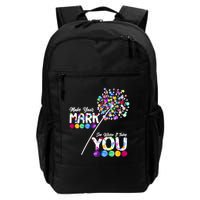 Cute Colorful Make Your Mark See Where It Takes You International Dot Day Backpack