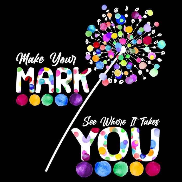 Cute Colorful Make Your Mark See Where It Takes You International Dot Day Backpack