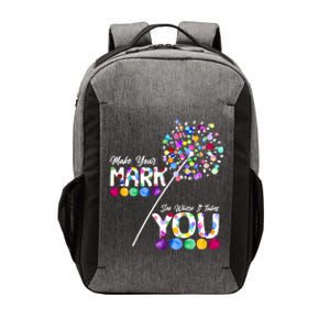 Cute Colorful Make Your Mark See Where It Takes You International Dot Day Vector Backpack