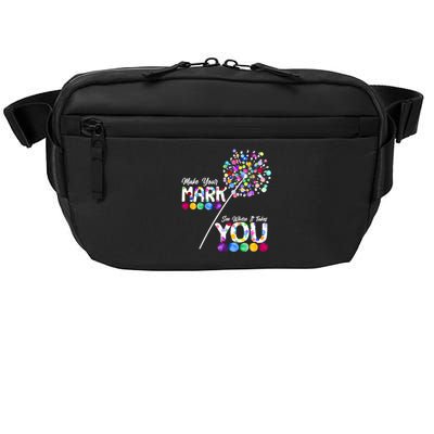 Cute Colorful Make Your Mark See Where It Takes You International Dot Day Crossbody Pack