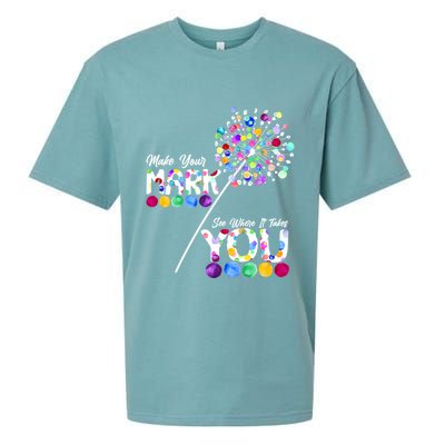 Cute Colorful Make Your Mark See Where It Takes You International Dot Day Sueded Cloud Jersey T-Shirt
