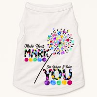 Cute Colorful Make Your Mark See Where It Takes You International Dot Day Doggie Tank