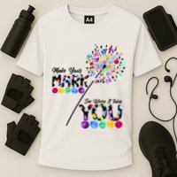Cute Colorful Make Your Mark See Where It Takes You International Dot Day Performance Shirt