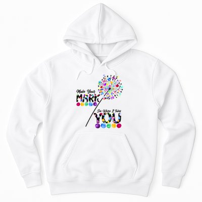 Cute Colorful Make Your Mark See Where It Takes You International Dot Day Hoodie