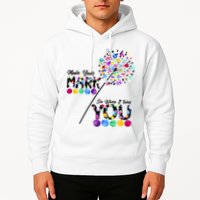Cute Colorful Make Your Mark See Where It Takes You International Dot Day Hoodie