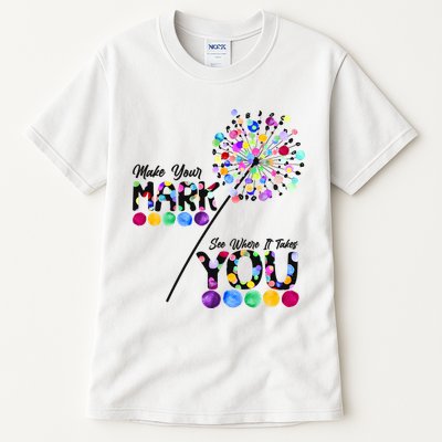 Cute Colorful Make Your Mark See Where It Takes You International Dot Day Tall T-Shirt