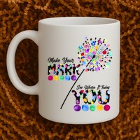 Cute Colorful Make Your Mark See Where It Takes You International Dot Day Mug