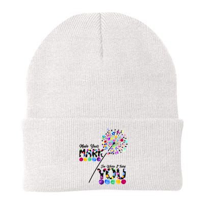 Cute Colorful Make Your Mark See Where It Takes You International Dot Day Beanie