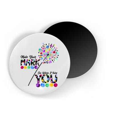 Cute Colorful Make Your Mark See Where It Takes You International Dot Day Magnet