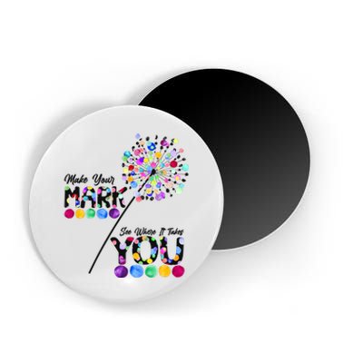 Cute Colorful Make Your Mark See Where It Takes You International Dot Day Magnet