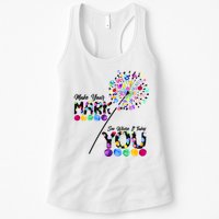 Cute Colorful Make Your Mark See Where It Takes You International Dot Day Womens Tank Top