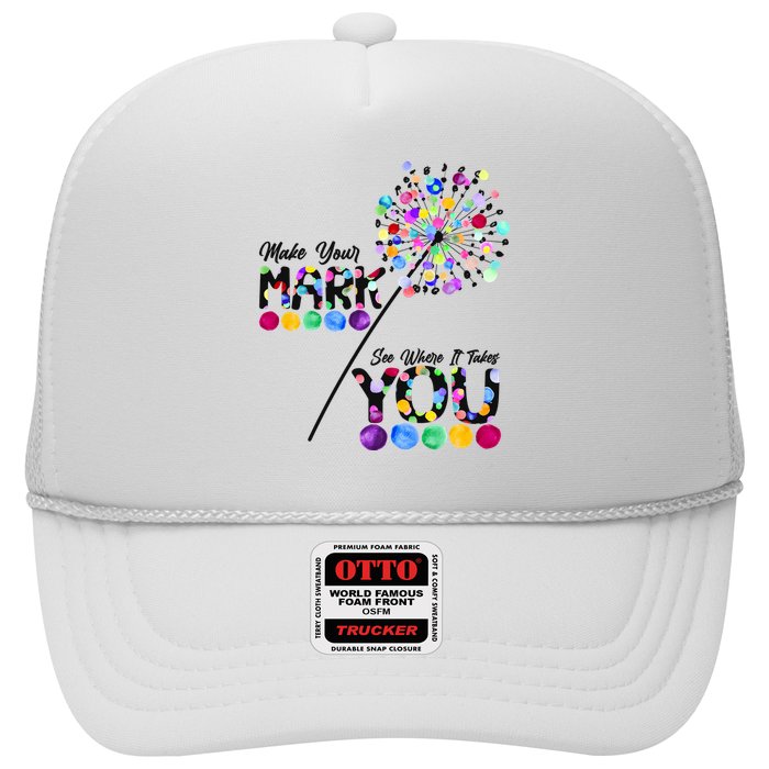 Cute Colorful Make Your Mark See Where It Takes You International Dot Day Hat
