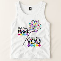 Cute Colorful Make Your Mark See Where It Takes You International Dot Day Tank Top