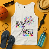 Cute Colorful Make Your Mark See Where It Takes You International Dot Day Tank Top