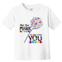 Cute Colorful Make Your Mark See Where It Takes You International Dot Day Toddler T-Shirt