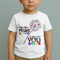Cute Colorful Make Your Mark See Where It Takes You International Dot Day Toddler T-Shirt