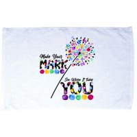 Cute Colorful Make Your Mark See Where It Takes You International Dot Day Microfiber Hand Towel