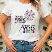 Cute Colorful Make Your Mark See Where It Takes You International Dot Day Womens T-Shirt