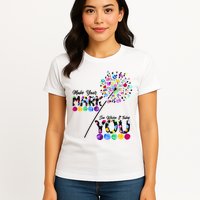Cute Colorful Make Your Mark See Where It Takes You International Dot Day Womens T-Shirt