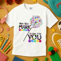 Cute Colorful Make Your Mark See Where It Takes You International Dot Day Kids T-Shirt