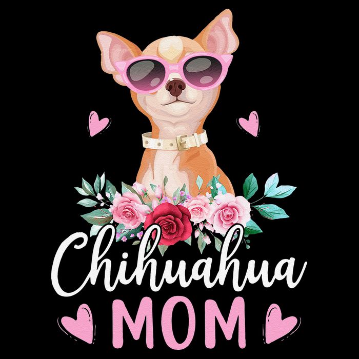 Cute Chihuahua Mom Sunglasses Flower For Chihuahua Owner Impact Tech Backpack