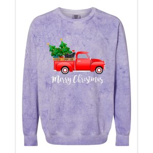 Cane Corso Mastiff Red Truck Christmas Tree Xmas Dog Lover Gift Colorblast Crewneck Sweatshirt