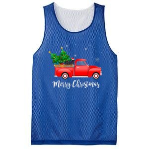 Cane Corso Mastiff Red Truck Christmas Tree Xmas Dog Lover Gift Mesh Reversible Basketball Jersey Tank