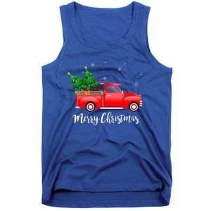 Cane Corso Mastiff Red Truck Christmas Tree Xmas Dog Lover Gift Tank Top