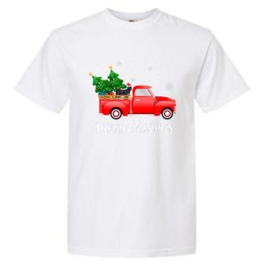 Cane Corso Mastiff Red Truck Christmas Tree Xmas Dog Lover Gift Garment-Dyed Heavyweight T-Shirt