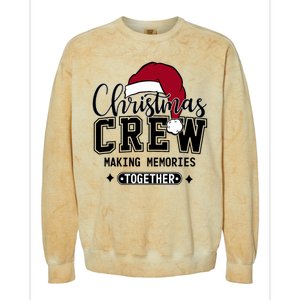 Christmas Crew Making Memories Together Matching Family Colorblast Crewneck Sweatshirt