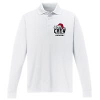 Christmas Crew Making Memories Together Matching Family Performance Long Sleeve Polo