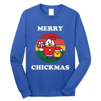 Cute Chicken Merry Chickmas Funny Xmas Pet Baby Chick Family Gift Long Sleeve Shirt