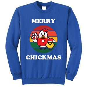 Cute Chicken Merry Chickmas Funny Xmas Pet Baby Chick Family Gift Sweatshirt