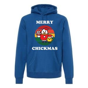 Cute Chicken Merry Chickmas Funny Xmas Pet Baby Chick Family Gift Premium Hoodie