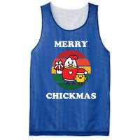 Cute Chicken Merry Chickmas Funny Xmas Pet Baby Chick Family Gift Mesh Reversible Basketball Jersey Tank