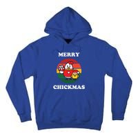 Cute Chicken Merry Chickmas Funny Xmas Pet Baby Chick Family Gift Tall Hoodie