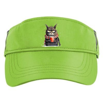 Christmas Cat Mulled Wine Adult Drive Performance Visor