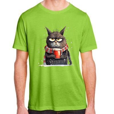 Christmas Cat Mulled Wine Adult ChromaSoft Performance T-Shirt