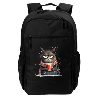 Christmas Cat Mulled Wine Backpack