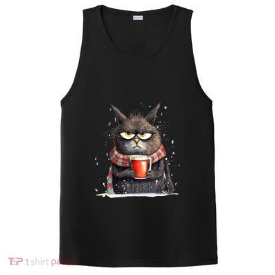 Christmas Cat Mulled Wine PosiCharge Competitor Tank