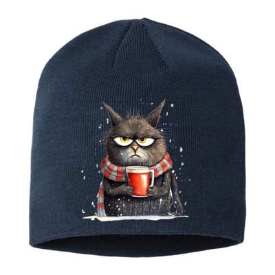 Christmas Cat Mulled Wine Sustainable Beanie