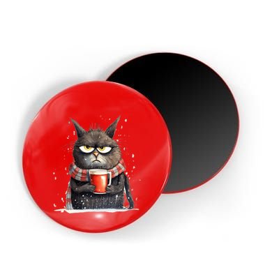 Christmas Cat Mulled Wine Magnet