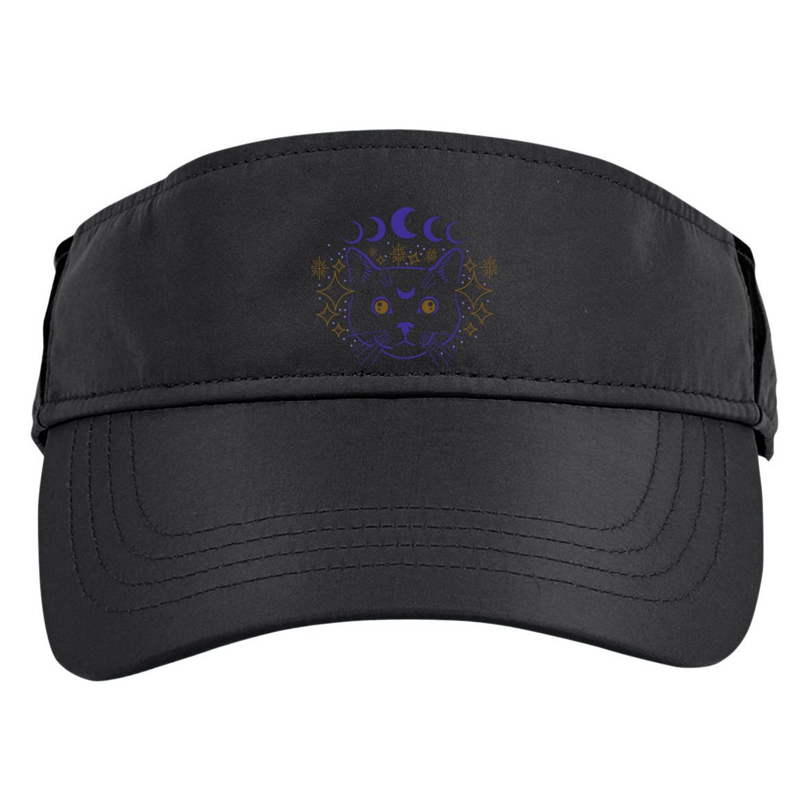 Celestial Cat Moon Phases Anime Witch Whimsigoth Aesthetic Meaningful Gift Adult Drive Performance Visor