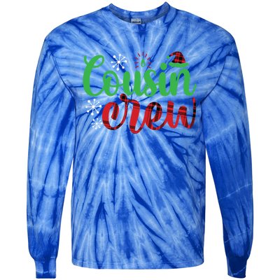 Cousin Crew Matching Family Christmas Cousin Crew Gift Tie-Dye Long Sleeve Shirt